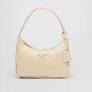 Re-Nylon Prada Re-Edition 2000 mini-bag, desert beige